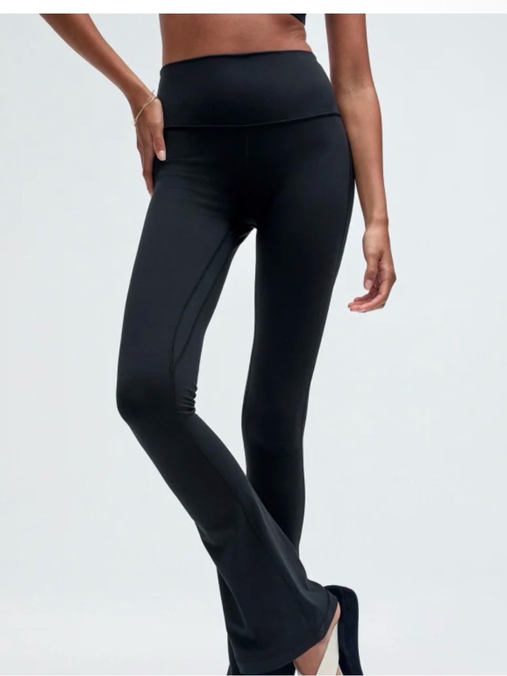 lululemon athletica Black High-Rise Flared Leggings